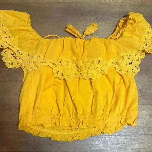 Free People Yellow Top - Picture 6 of 10
